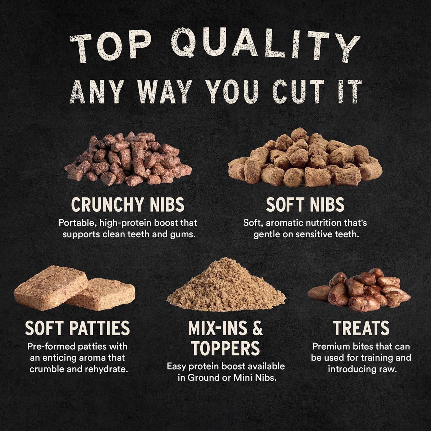 Vital Essentials Freeze Dried Raw Cat Food, Duck Mini Patties Entree, 8 oz