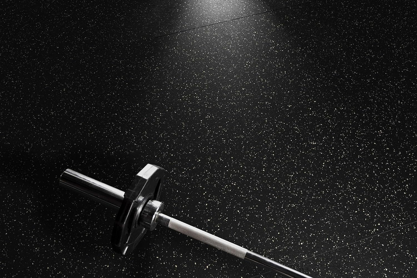 Playsafer Genaflex Rubber Gym Floor Mat, Heavy Duty Commercial Protective Gym Flooring Roll - 8mm Thick (10% Grey, 4' X 10')