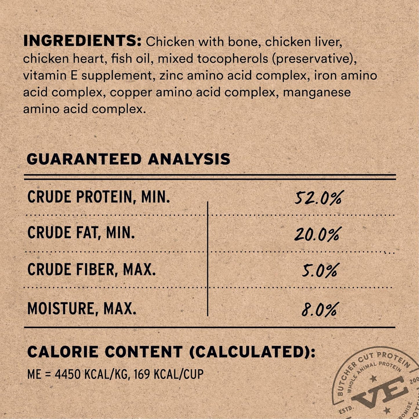 Vital Essentials Freeze-Dried Raw Chicken Meal or Mixer Cat Food Soft Nibs | 99% Chicken, Organs & Bone | 12 oz